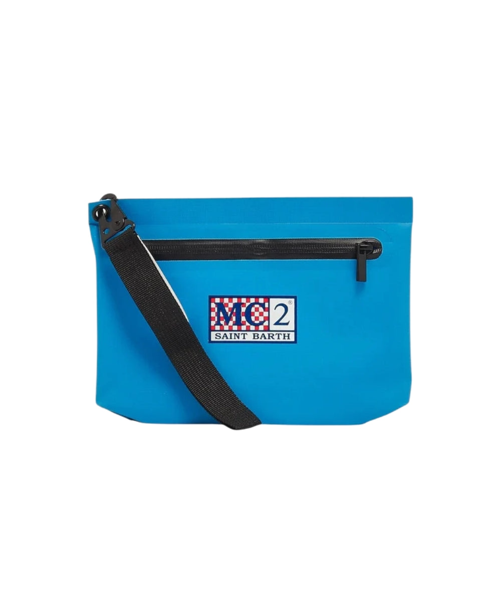 MC2 Saint Barth Pochette in Scuba Aline Acqua ALI0006 Blu