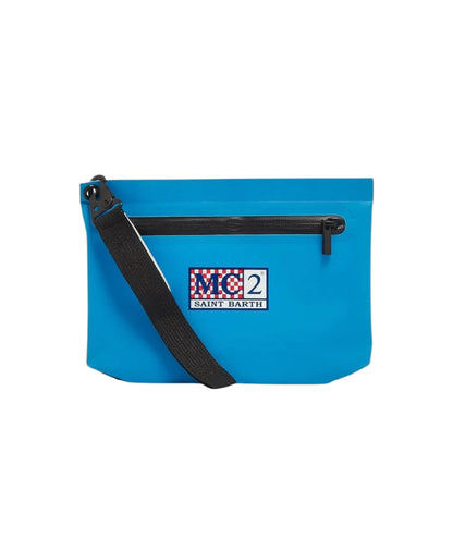 MC2 Saint Barth Pochette in Scuba Aline Acqua ALI0006 Blu