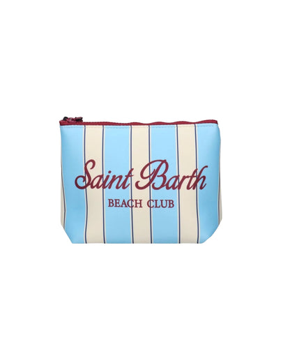 MC2 Saint Barth Pochette in Scuba a Righe Aline ALIN001 Azzurro