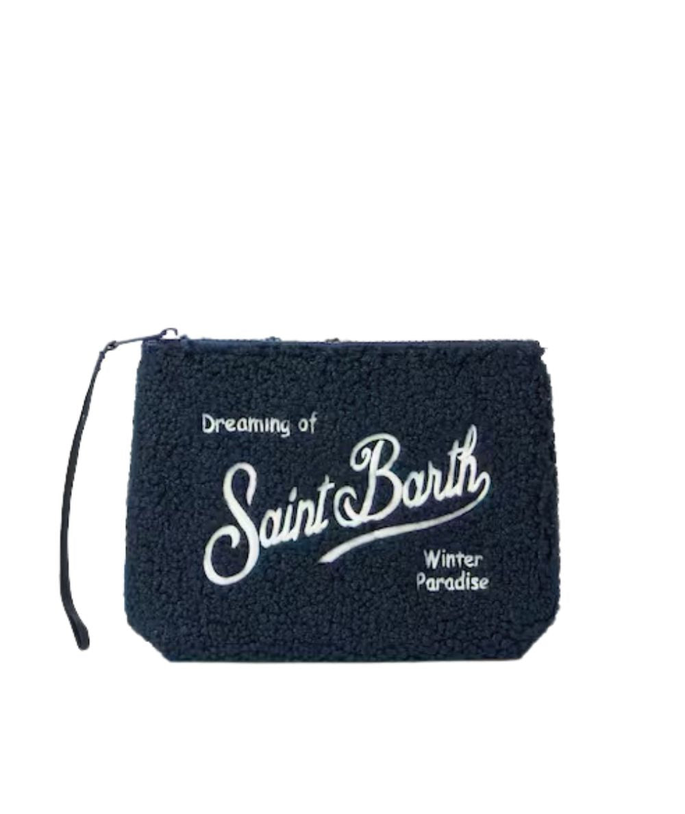 MC2 Saint Barth Pochette in Tessuto Aline Teddy ALI0023 Blu
