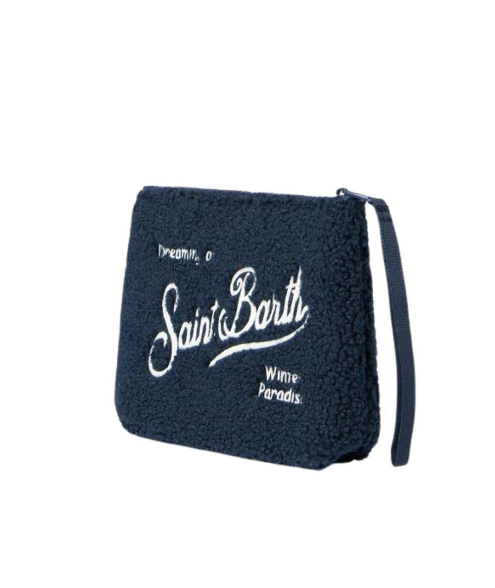 MC2 Saint Barth Pochette in Tessuto Aline Teddy ALI0023 Blu