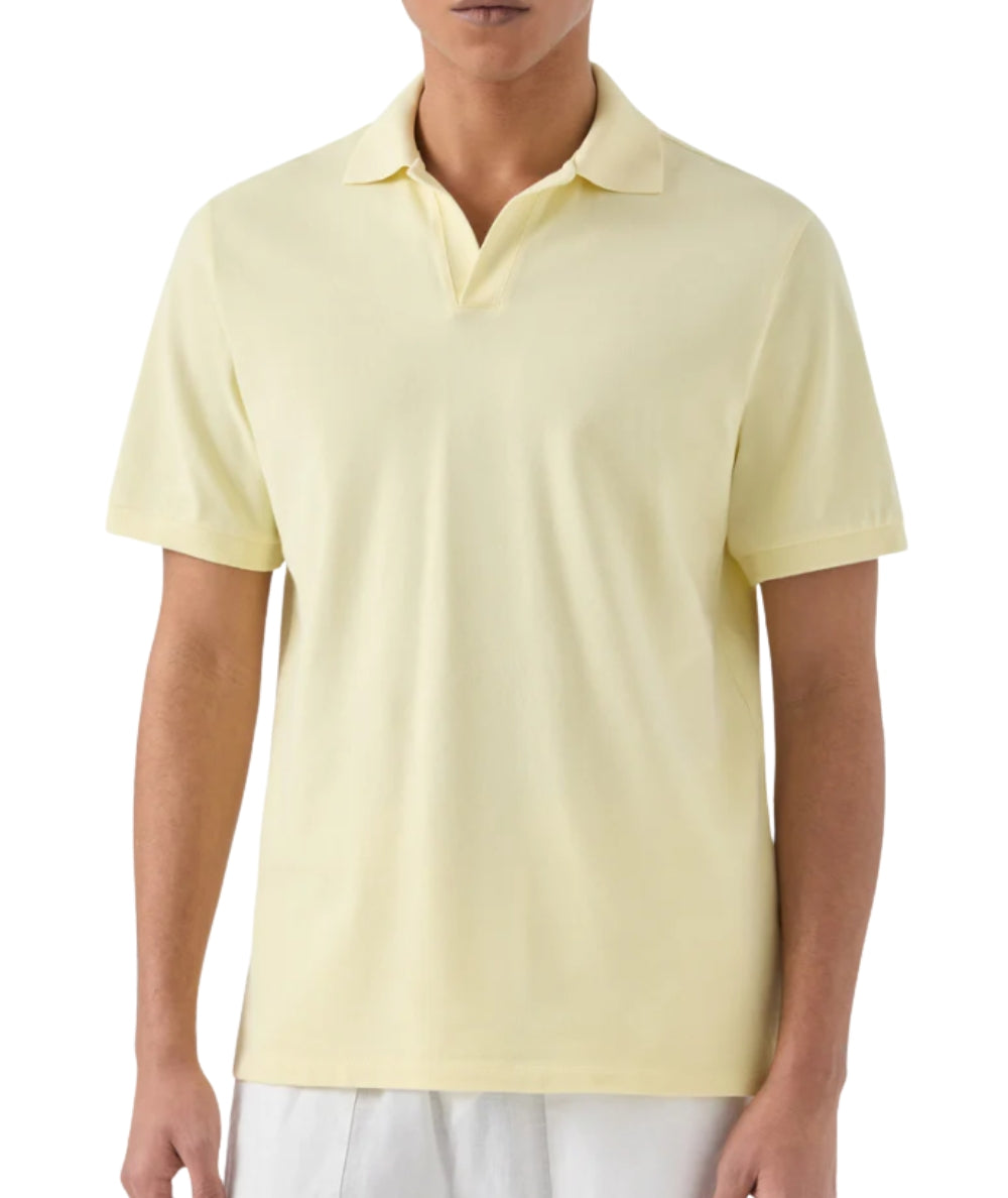 MC2 Saint Barth Polo in Cotone con Scollo Skipper Charles CHS0001 Giallo