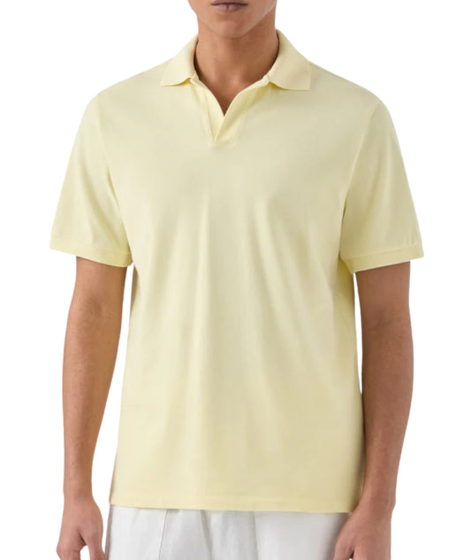 MC2 Saint Barth Polo in Cotone con Scollo Skipper Charles CHS0001 Giallo