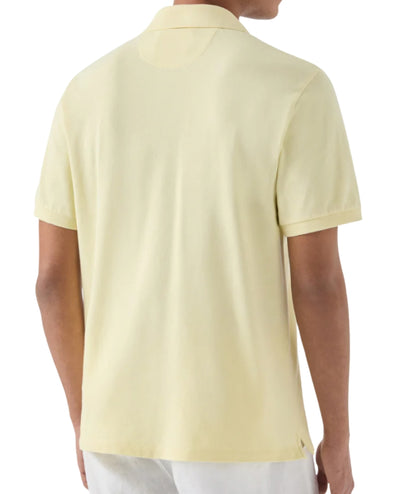 MC2 Saint Barth Polo in Cotone con Scollo Skipper Charles CHS0001 Giallo