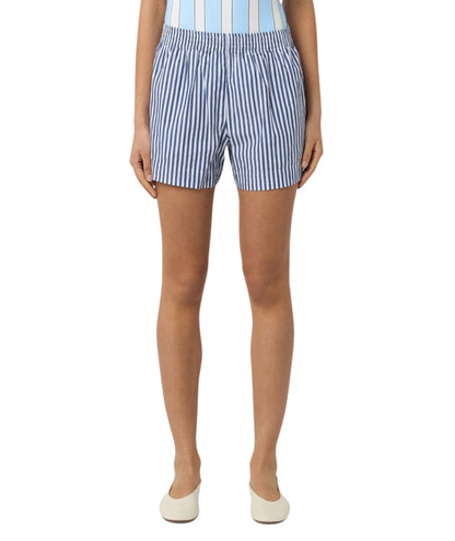 MC2 Saint Barth Shorts in Cotone a Righe Meave MEA002 Blu