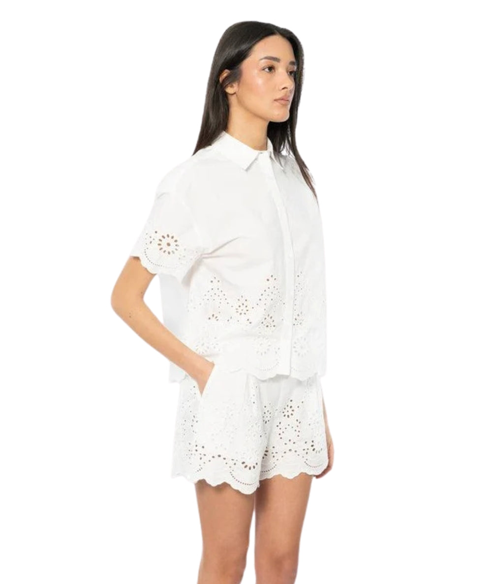 MC2 Saint Barth Shorts in Sangallo Amani AMN0001 Bianco