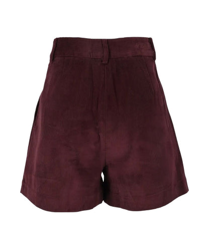 MC2 Saint Barth Shorts in Velluto Aya Corduroy Mini AYA0002 Bordeaux