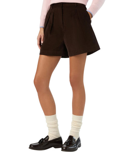 MC2 Saint Barth Shorts in Velluto Aya Corduroy Mini AYA0002 Marrone