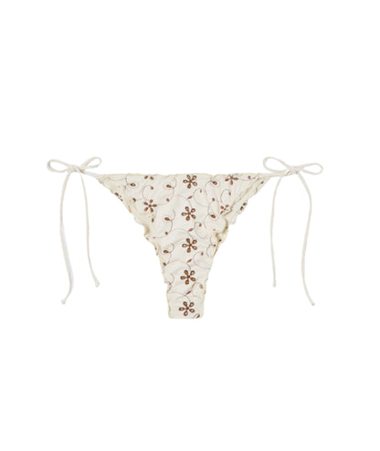 MC2 Saint Barth Slip Floreale in Sangallo Miami MIA001 Beige