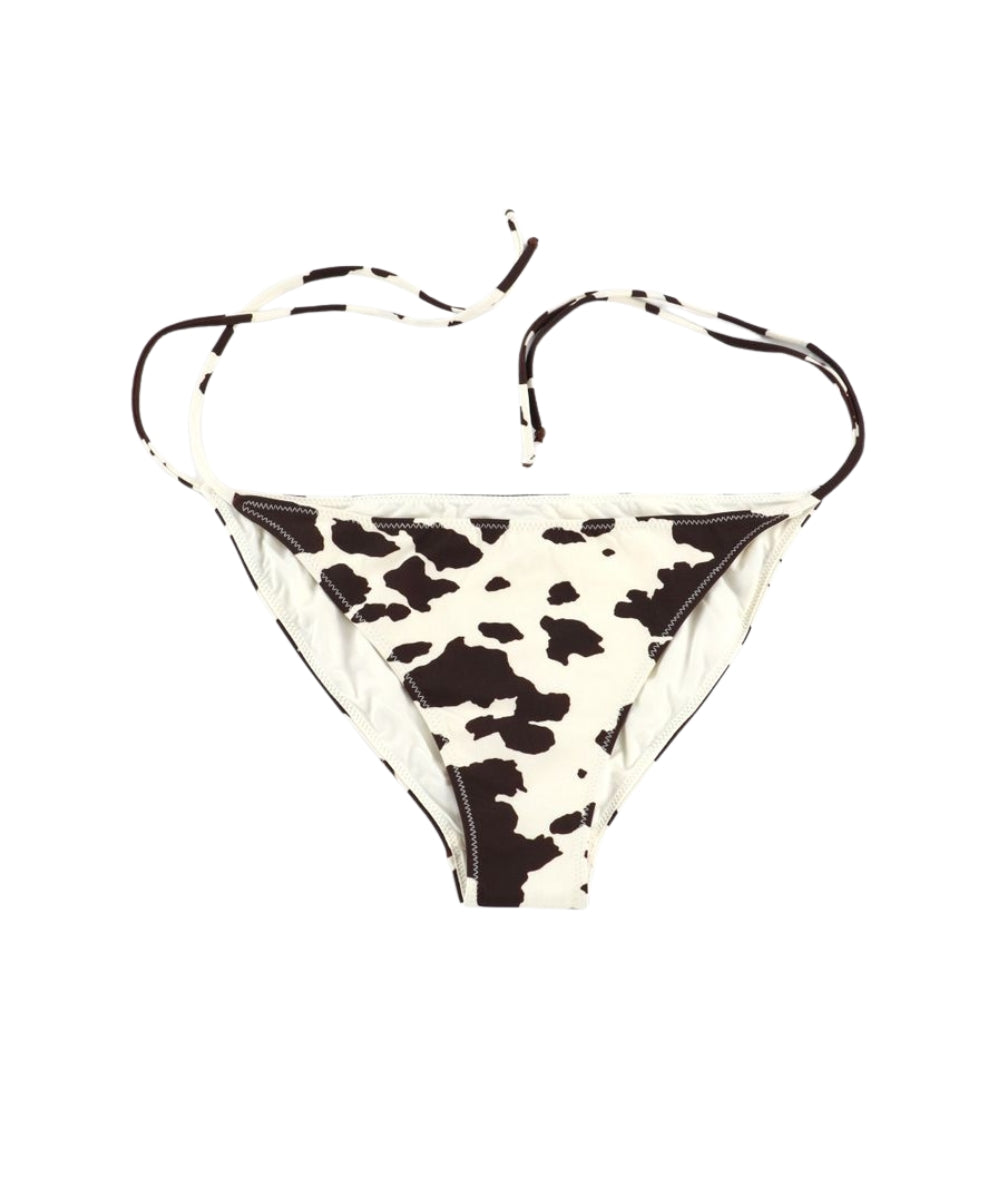 MC2 Saint Barth Slip in Fantasia Muccata Virgo VIR0001 Bianco Marrone