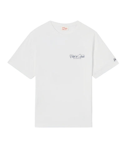 MC2 Saint Barth T-shirt con Girocollo e Stampa Portland PRL0002 Bianco