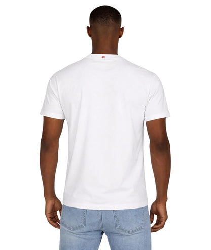 MC2 Saint Barth T-shirt con Girocollo e Taschino Blanche BLA0001 Bianco