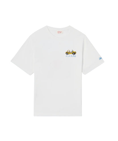 MC2 Saint Barth T-shirt in Cotone con Ricamo Portofino POT0001 Bianco