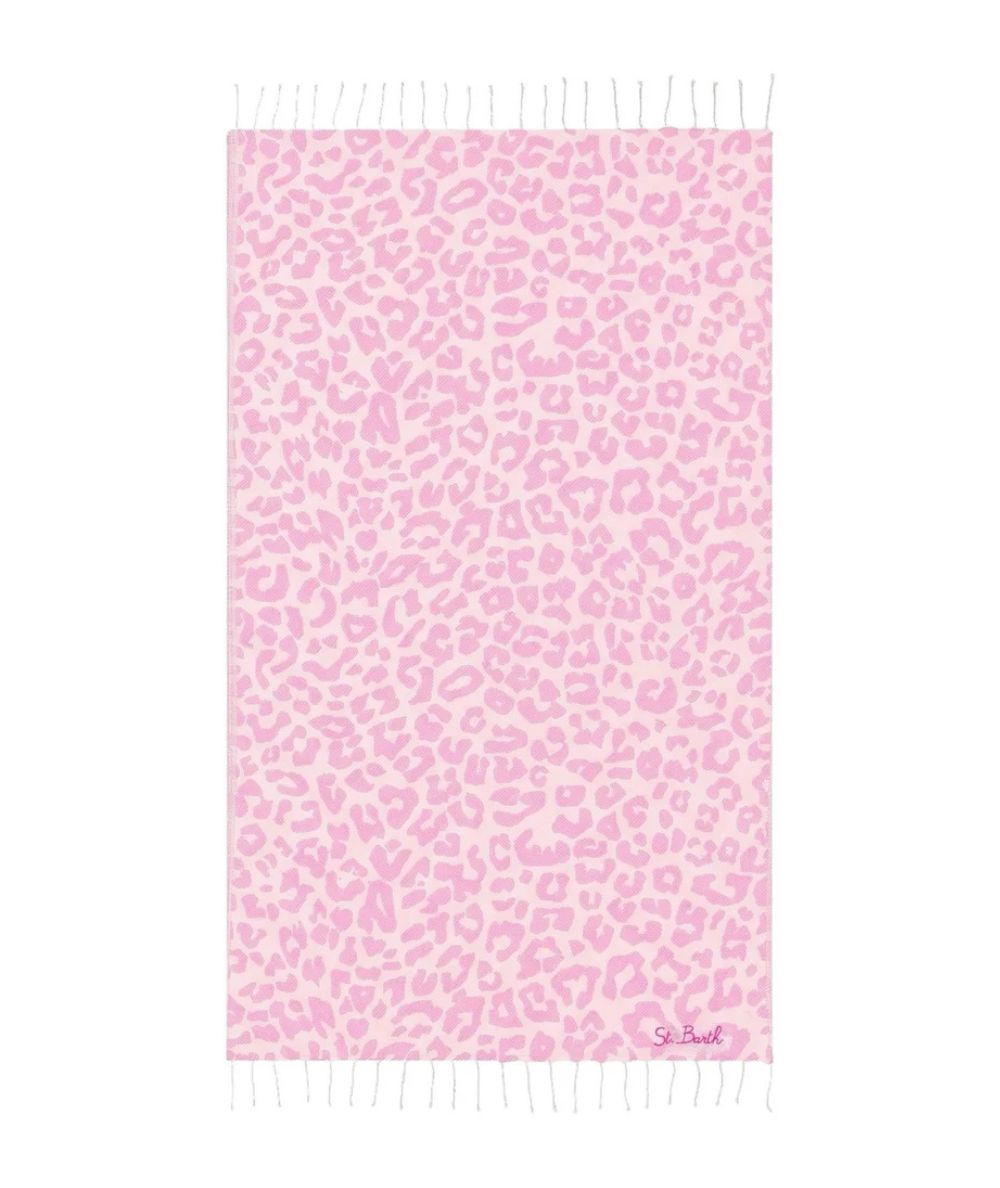 MC2 Saint Barth Telo Mare in Cotone Animalier FOUTAS J N FOUT009 Rosa