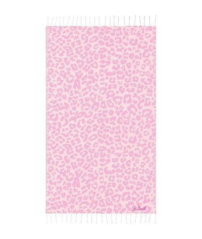 MC2 Saint Barth Telo Mare in Cotone Animalier FOUTAS J N FOUT009 Rosa