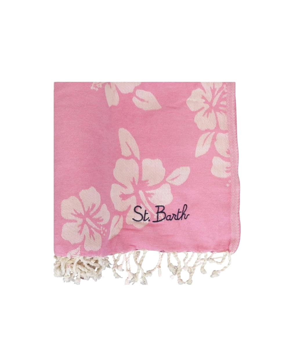 MC2 Saint Barth Telo Mare in Cotone in Fantasia Foutas J N FOUT009 Rosa