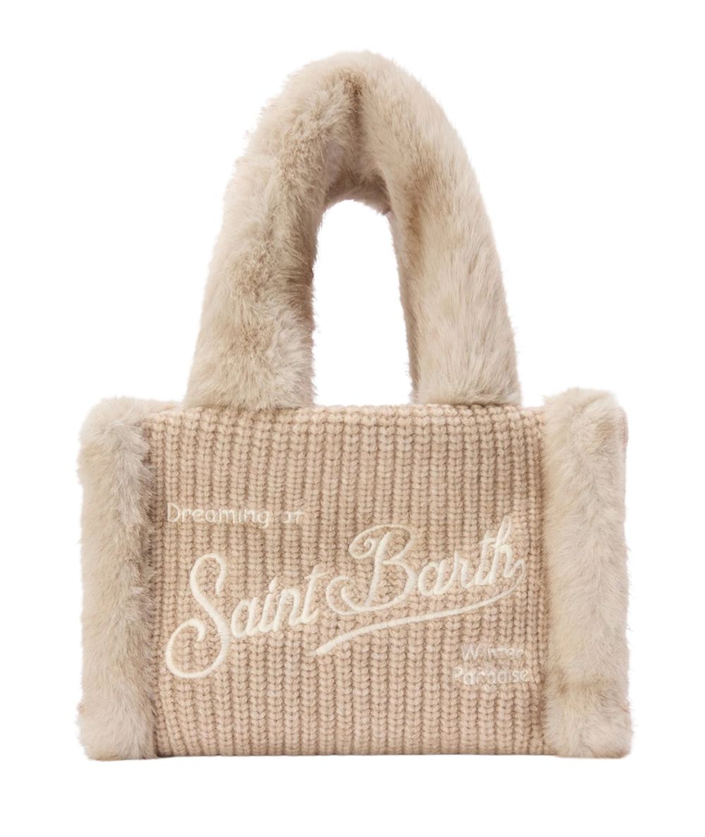 MC2 Saint Barth Vanity Mini Shearling Rib VAMI022 Beige