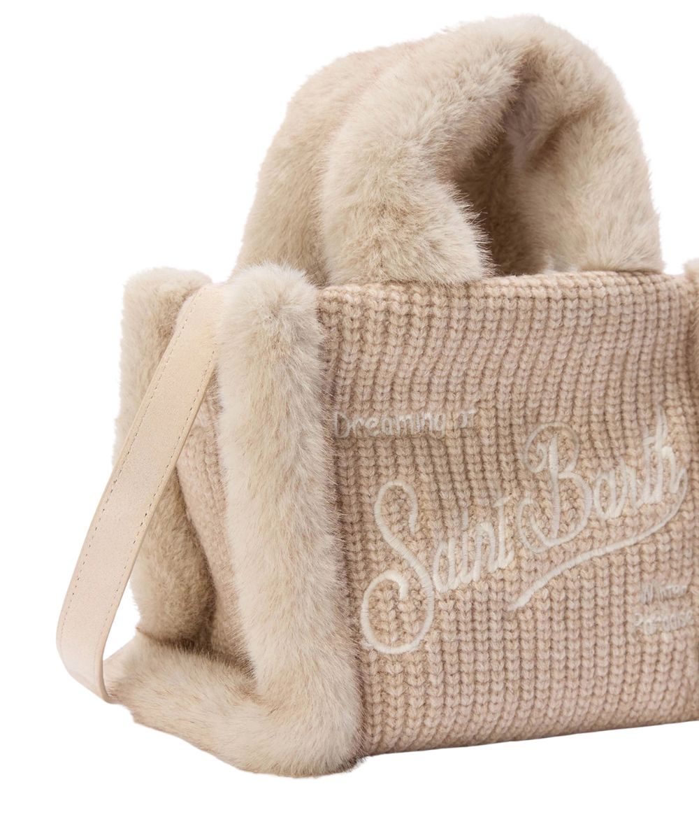MC2 Saint Barth Vanity Mini Shearling Rib VAMI022 Beige