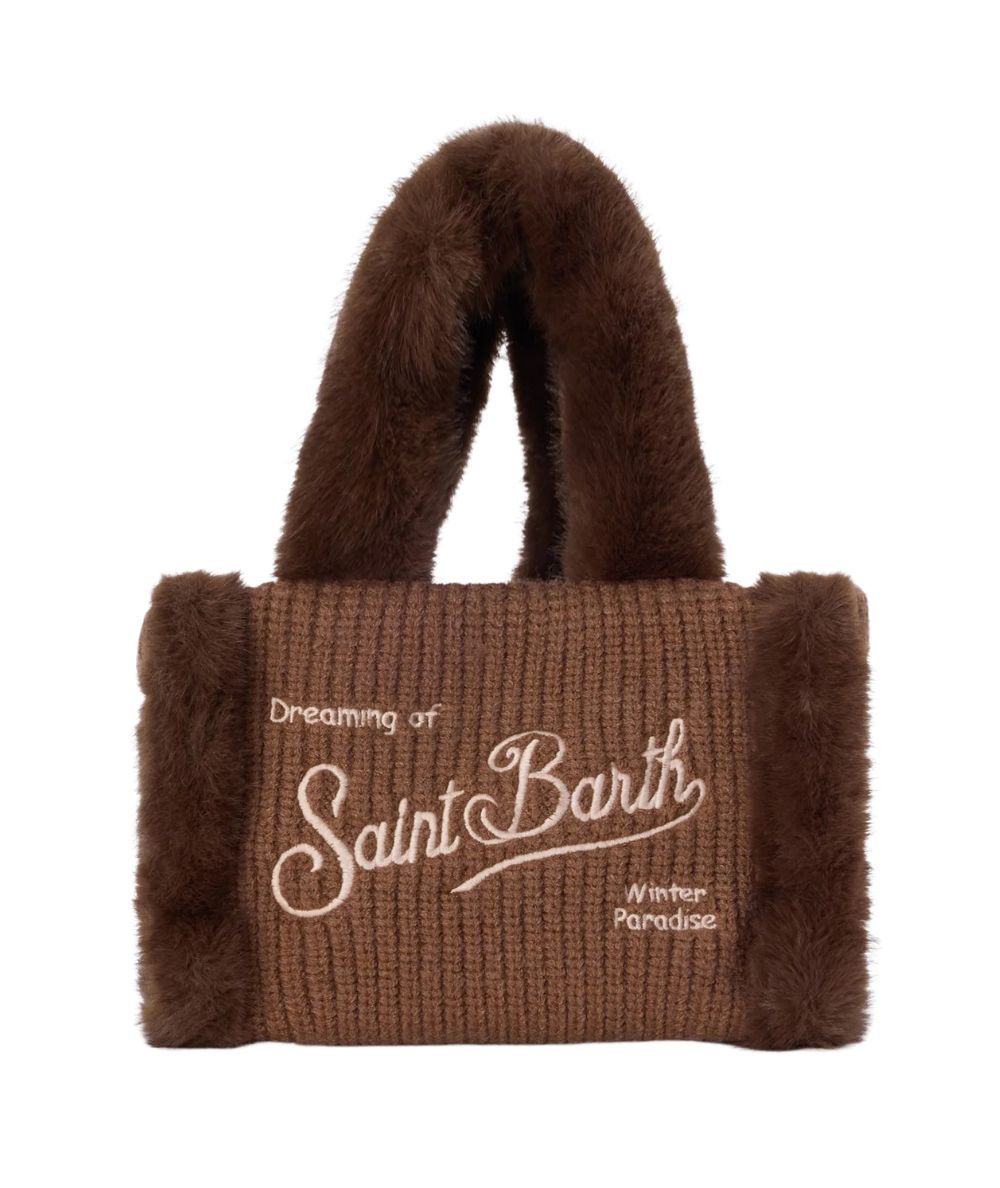 MC2 Saint Barth Vanity Mini Shearling Rib VAMI022 Marrone