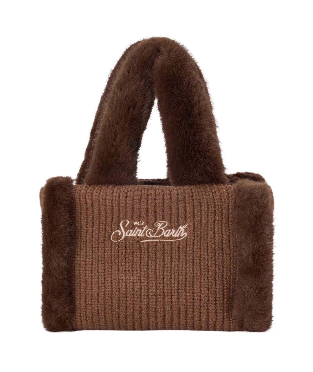 MC2 Saint Barth Vanity Mini Shearling Rib VAMI022 Marrone