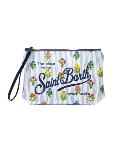 MC2 Santi Barth Pochette a Righe e Fiori Aline ALIN001 Multicolore