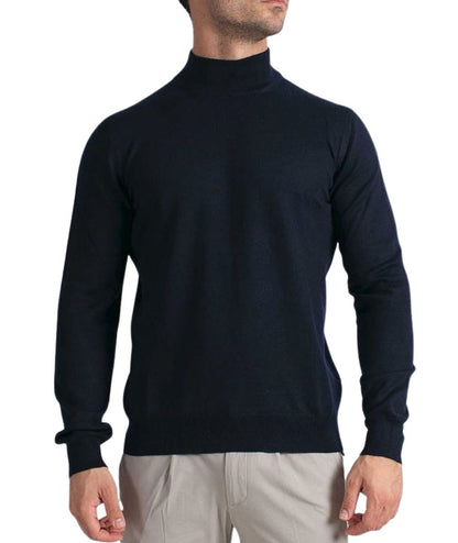 MONDRIAN MV Lupetto in Lana Merino 55108/14290 Blu Navy Lavato