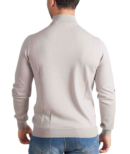 MONDRIAN MV by Gran Sasso Lupetto in Lana Merino 55108/14290 Grigio Perla