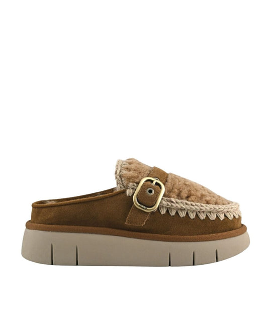 MOU Sabot Bounce Clog in Montone MU.FW531028A Cognac