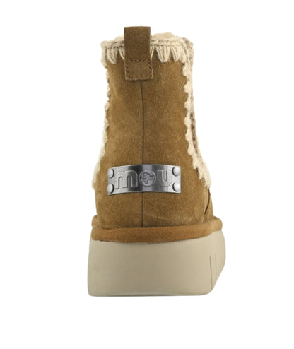MOU Bounce Chelsea Boot in Suede MU.FW531037A Cognac