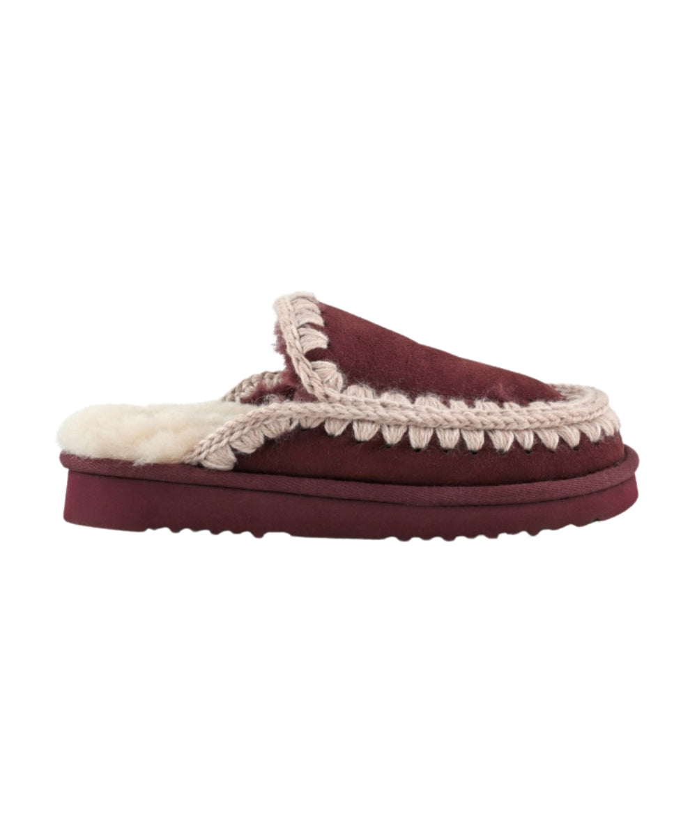 MOU Eskimo Slipper in Montone MU.FW101125A Rosso