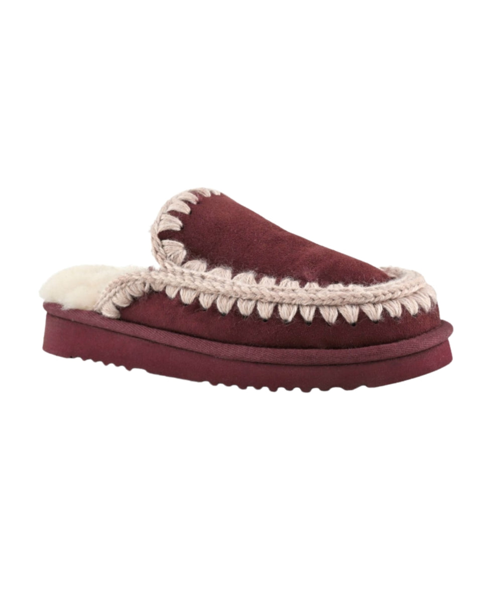 MOU Eskimo Slipper in Montone MU.FW101125A Rosso