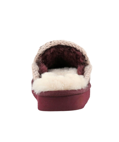 MOU Eskimo Slipper in Montone MU.FW101125A Rosso