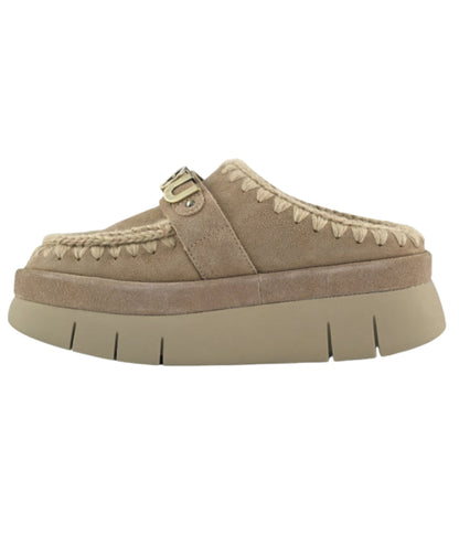 MOU Sabot Bounce Welt Clog Suede MU.FW751001A Beige