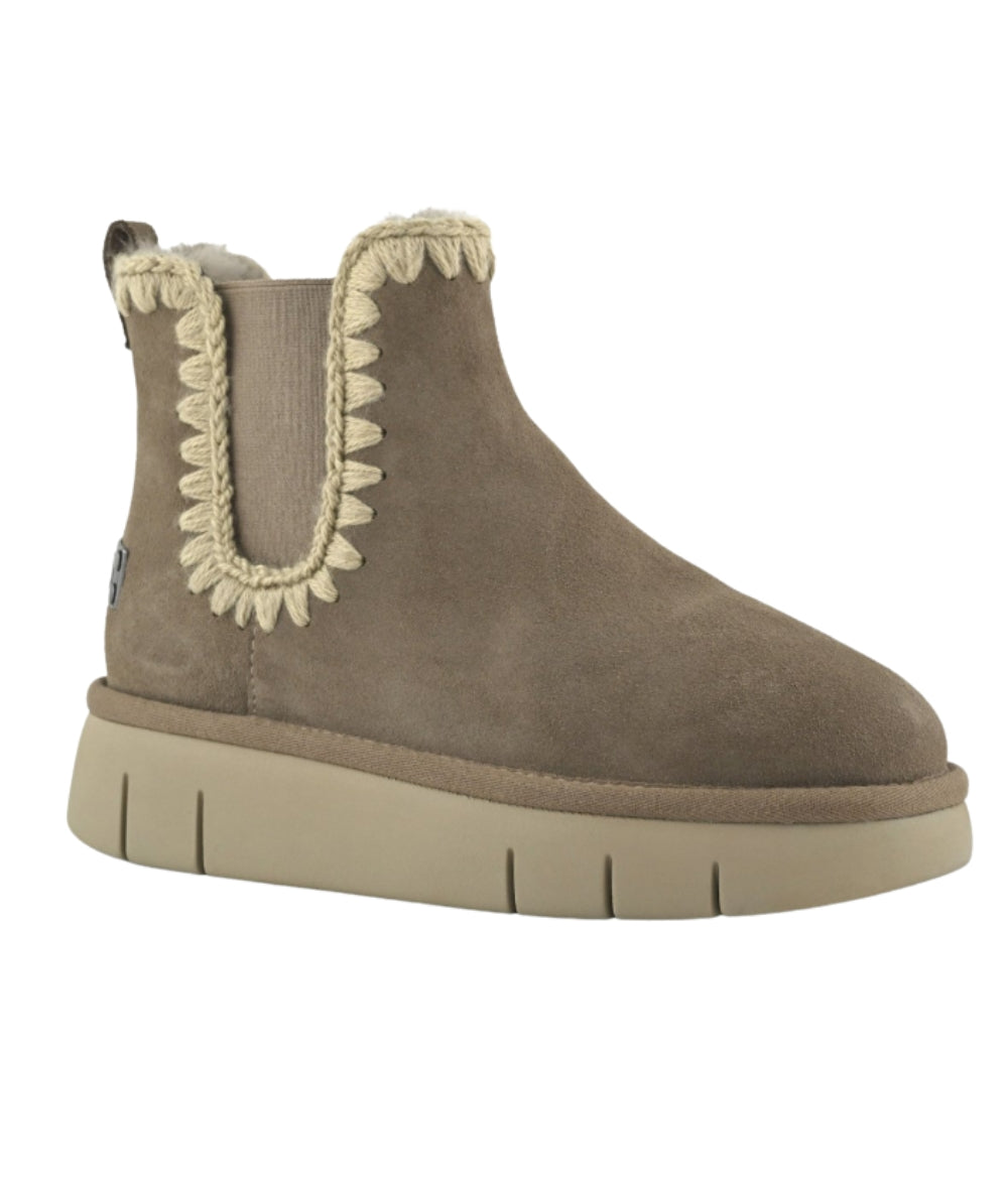 MOU Stivale Bounce Chelsea Boot in Suede MU.FW531037A Grigio