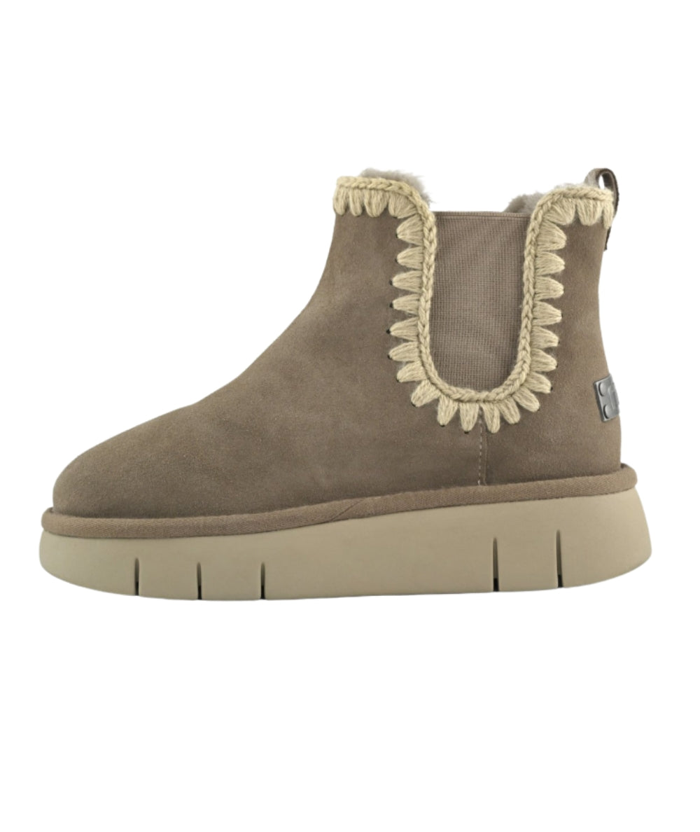 MOU Stivale Bounce Chelsea Boot in Suede MU.FW531037A Grigio