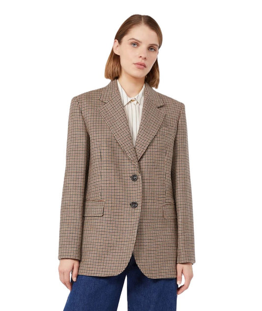 Max Mara Studio Blazer Oversize Pied de Poule SALICE