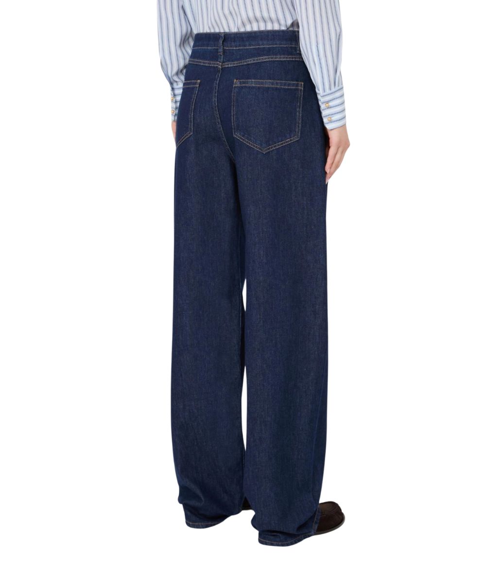 Max Mara Studio Jeans CONICO Barrel Fit Blu Scuro