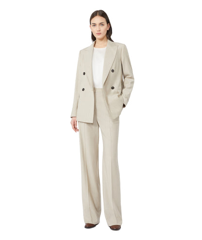 Max Mara Blazer Doppiopetto in Flanella PUCCI Beige