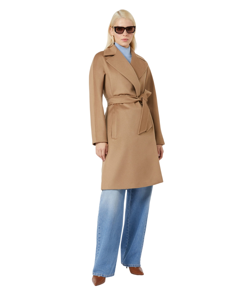 Max Mara Cappotto a Vestaglia DRAVENNA Cammello