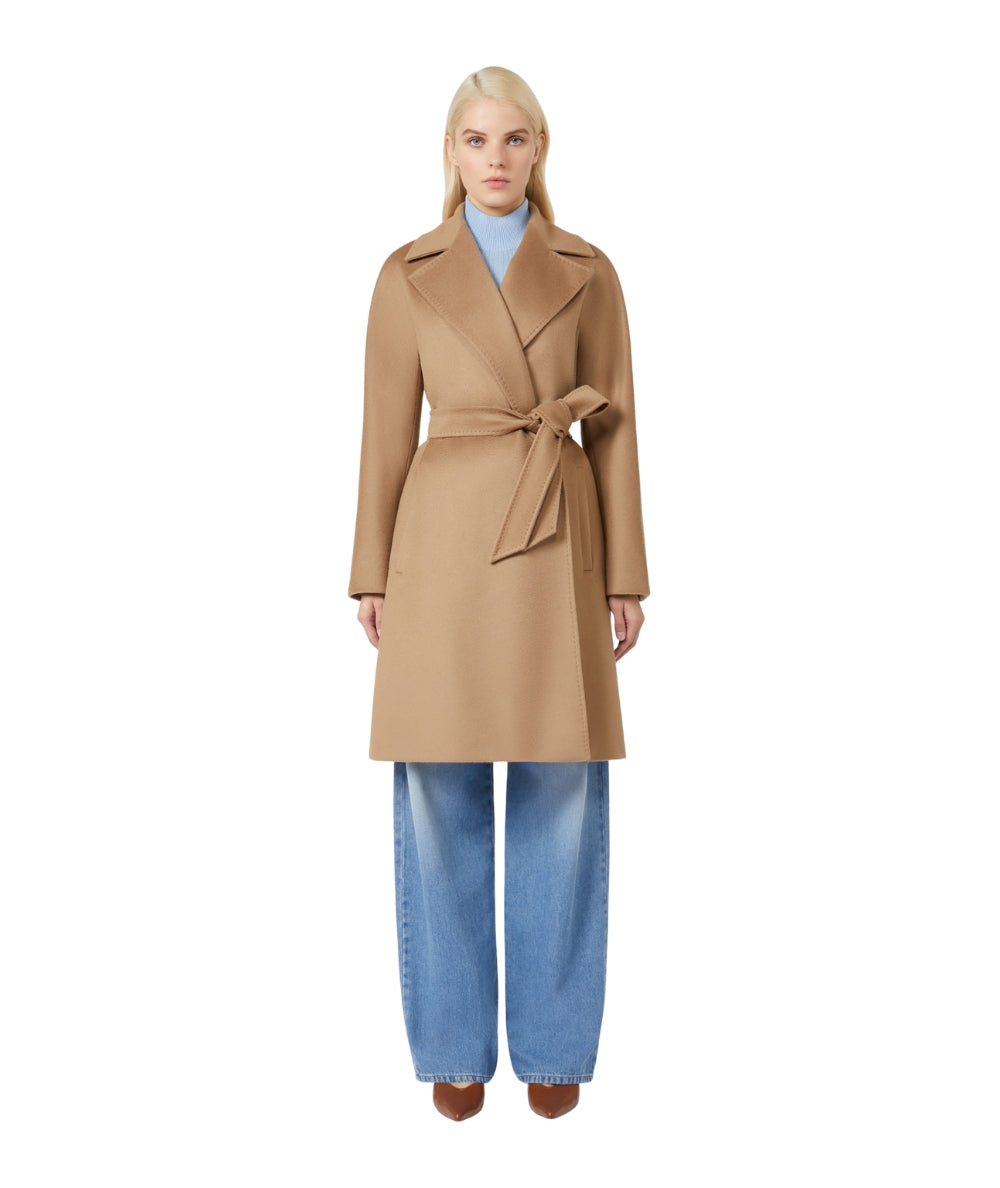 Max Mara Cappotto a Vestaglia DRAVENNA Cammello