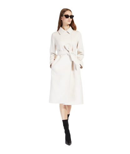 Max Mara Cappotto a Vestaglia in Lana BCOLLAG Beige