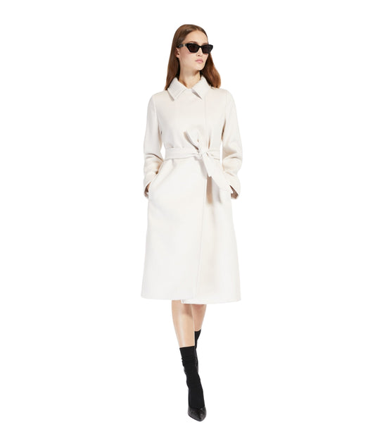 Max Mara Cappotto a Vestaglia in Lana BCOLLAG Beige