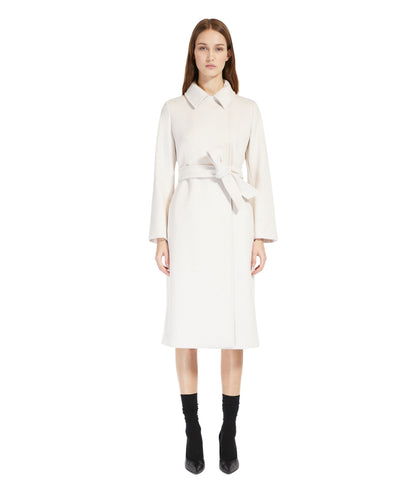 Max Mara Cappotto a Vestaglia in Lana BCOLLAG Beige