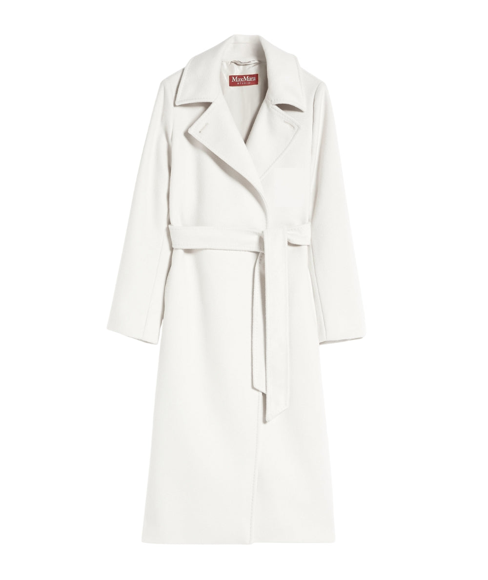 Max Mara Cappotto a Vestaglia in Lana BCOLLAG Beige