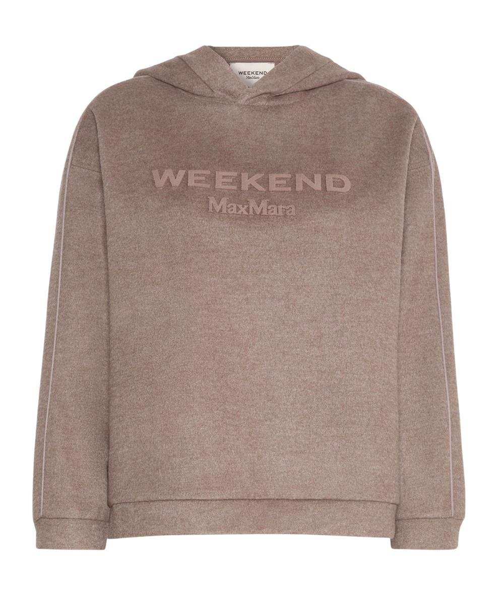 Max Mara Weekend Felpa in Misto Lana VETRINO Marrone