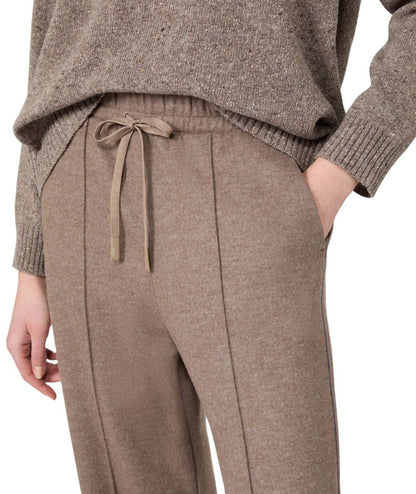 Max Mara Weekend Pantalone in Misto Lana TENDA Marrone