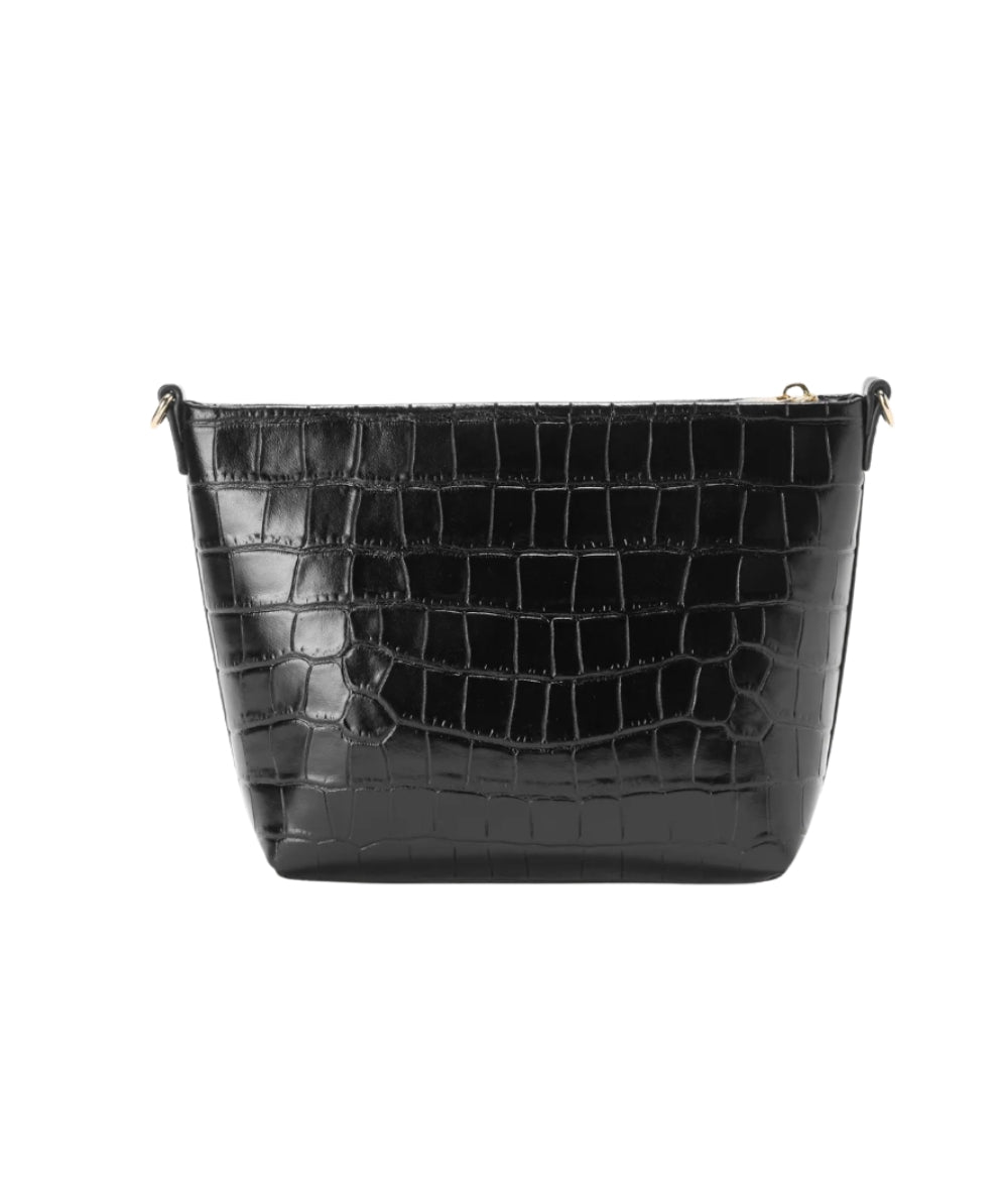 Mc2 Saint Barth Borsa Aline Bag Stampa Cocco ALI0034 Nero