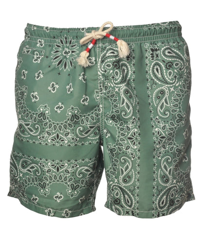 Mc2 Saint Barth Boxer Da Mare Bandanna Round 5201 Caprese Jr Verde