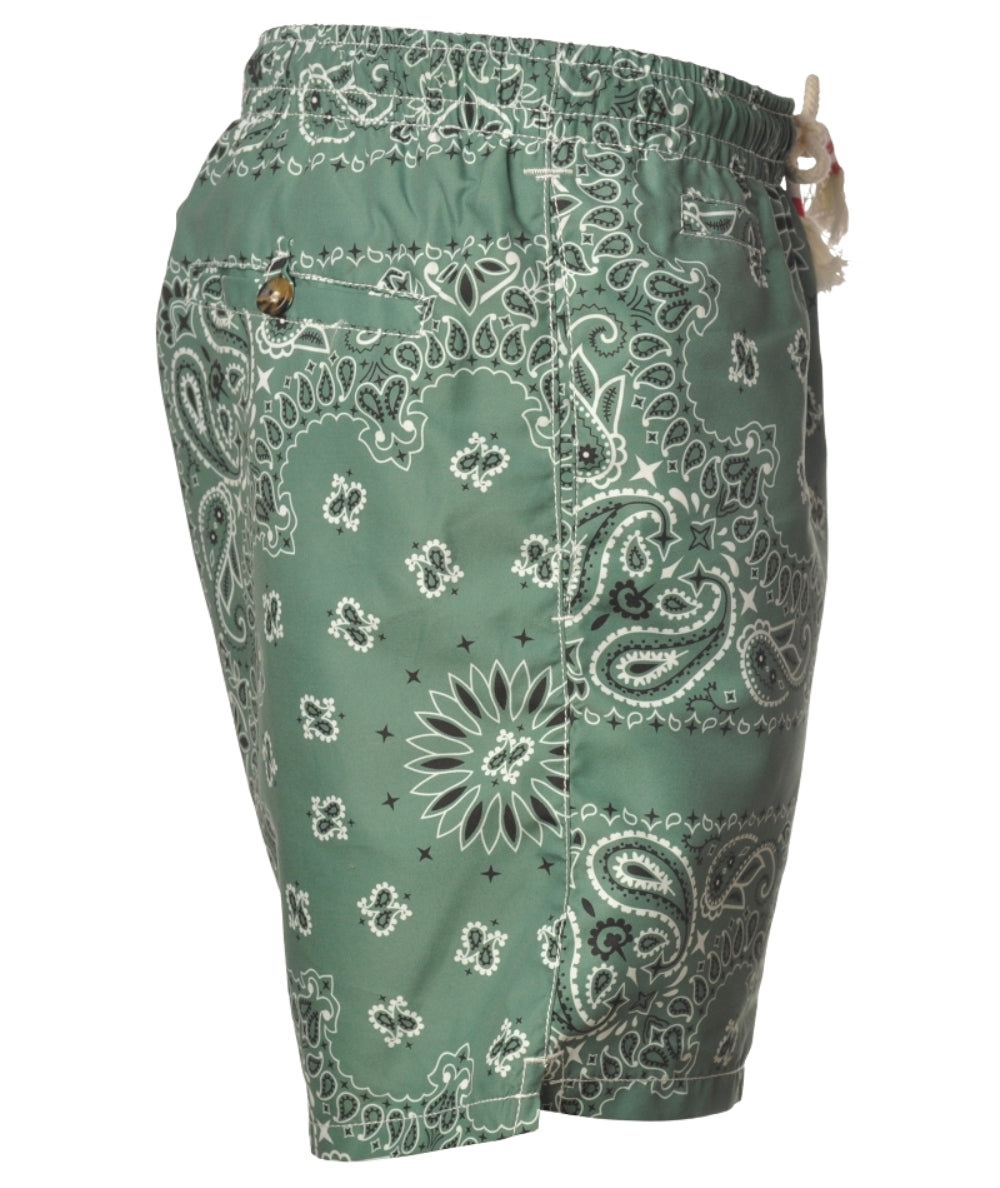 Mc2 Saint Barth Boxer Da Mare Bandanna Round 5201 Caprese Jr Verde