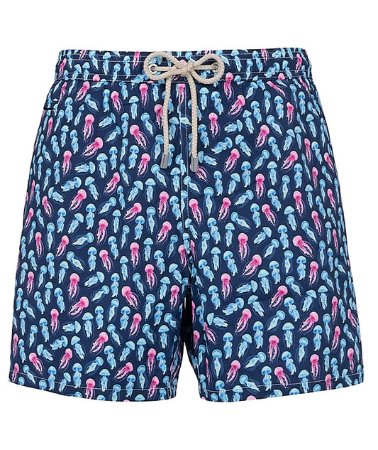 Mc2 Saint Barth Boxer Da Mare Jelly Fish Neon 61 Comfort Light Blu